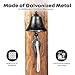 Upstreet Dinner Bell for Outside or Inside Made of Red Copper Hanging Bell, Cast Iron Outdoor Bell to Wall Mounted Surfaces for Church, Home, and School Bell (Silver,4)