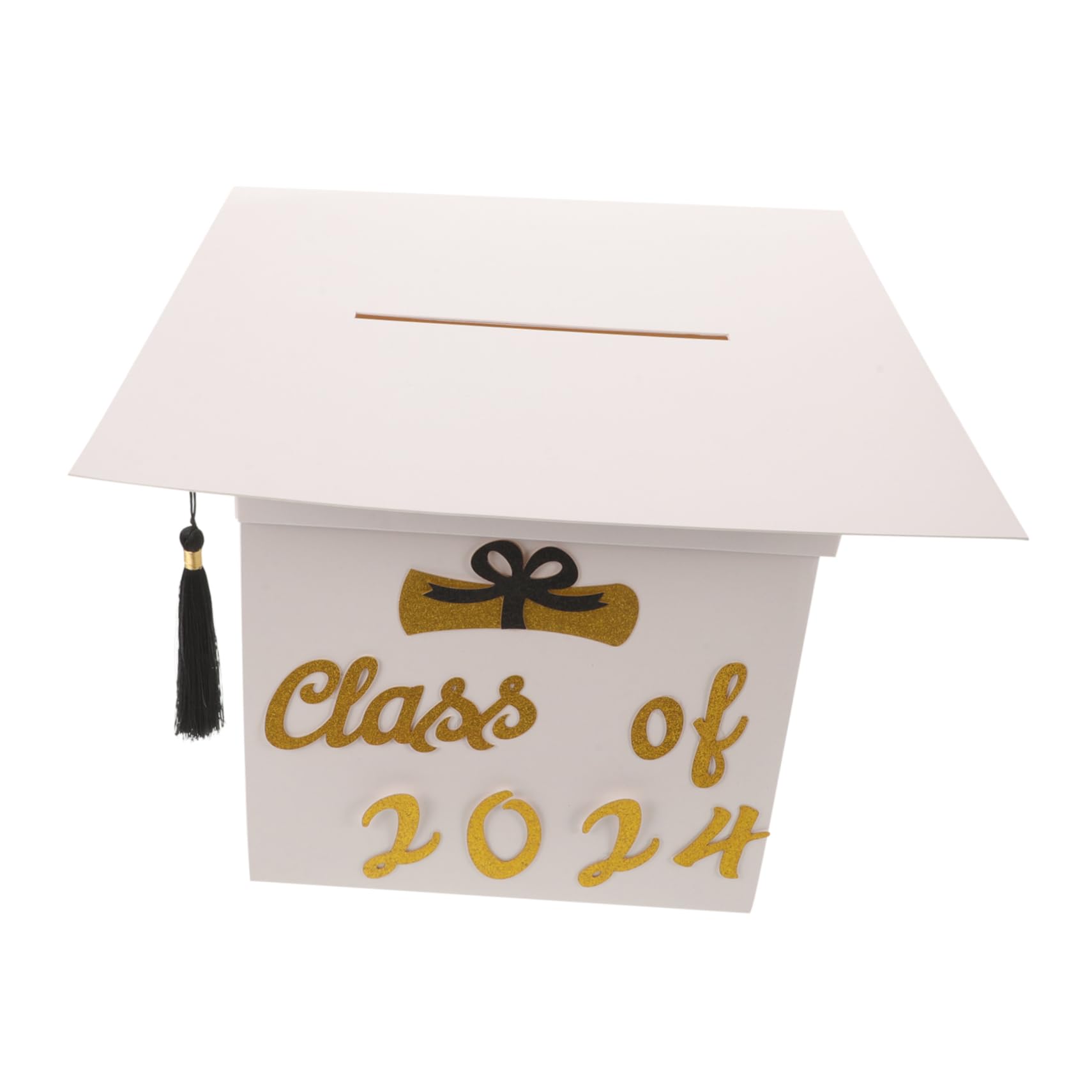 ARTIBETTER Graduation Card Box Holder for Interactive Message Box Creative Graduation for Collecting Wishes and Messages