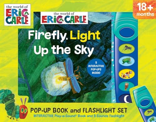 World of Eric Carle, Firefly, Light Up the Sky - Little Flashlight Pop-Up Adventure Book - Play-a-Sound - PI Kids