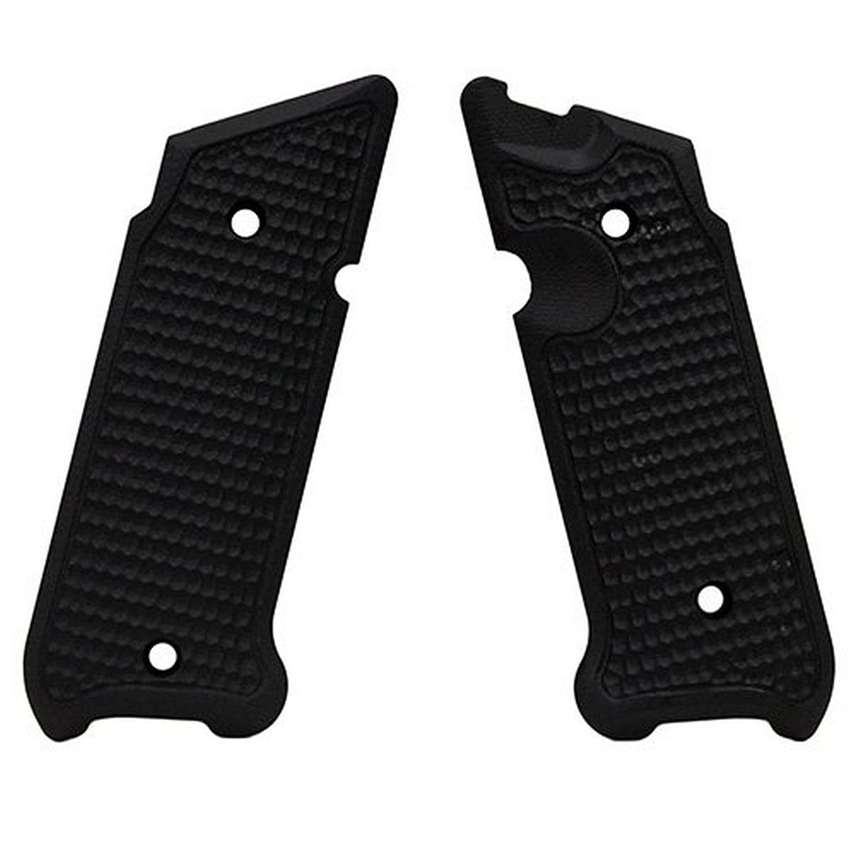 Hogue 79139 Ruger MK IV Grips, G-10, Piranha, Solid Black