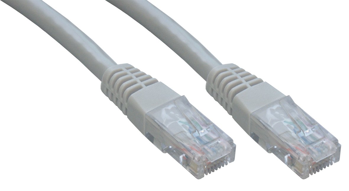 MCL 1m Cat6 U/UTP Eco Patch Cable - Grey