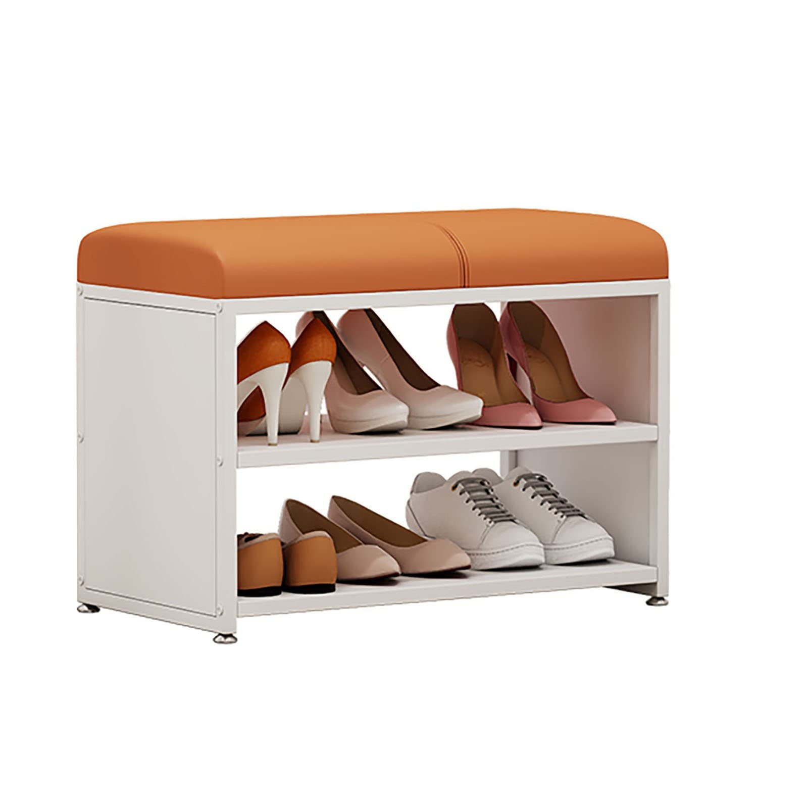 Tabouret à langer pour la maison avec étagère à chaussures intégrée
