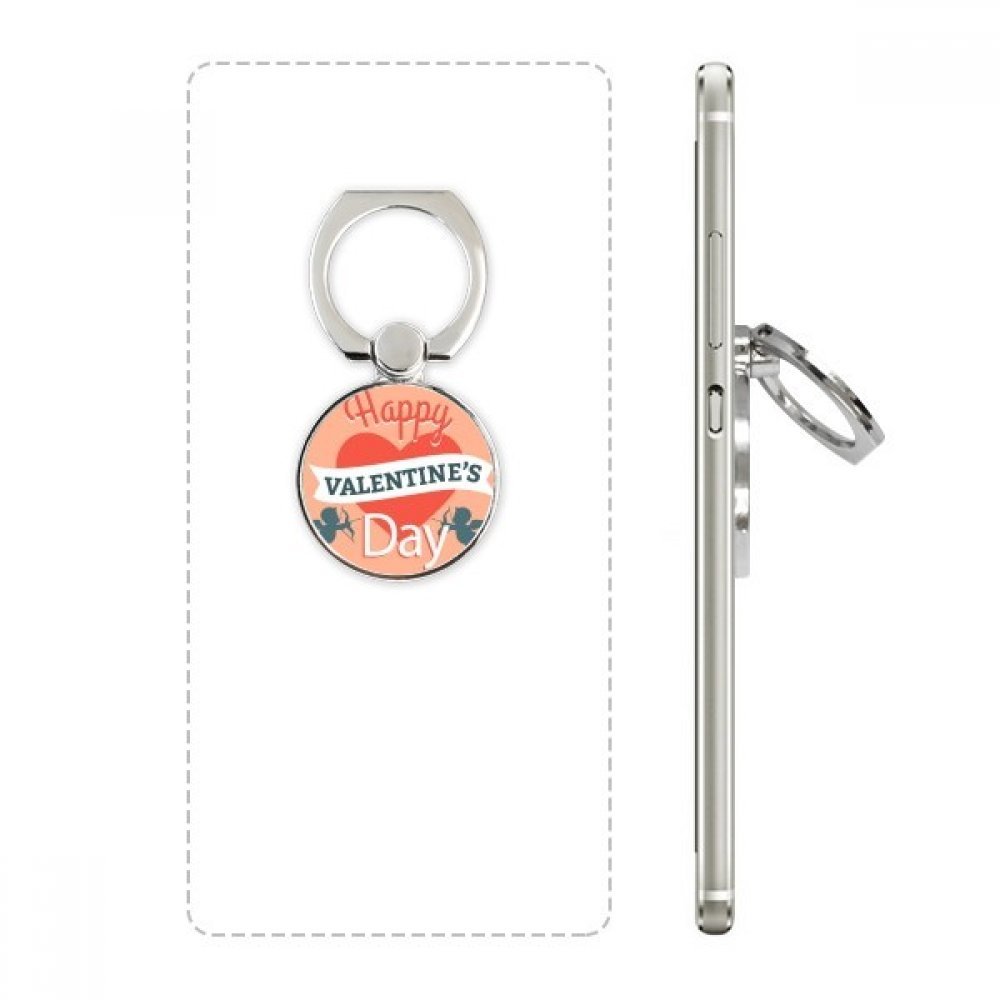 Soporte de anillo para móvil universal con ángel del corazón romántico 5