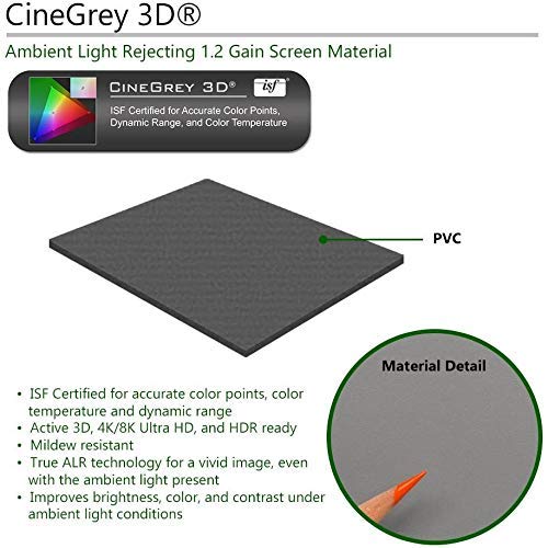 Amazon | Elite Screens セーブルフレーム シネグレー 3D 110インチ