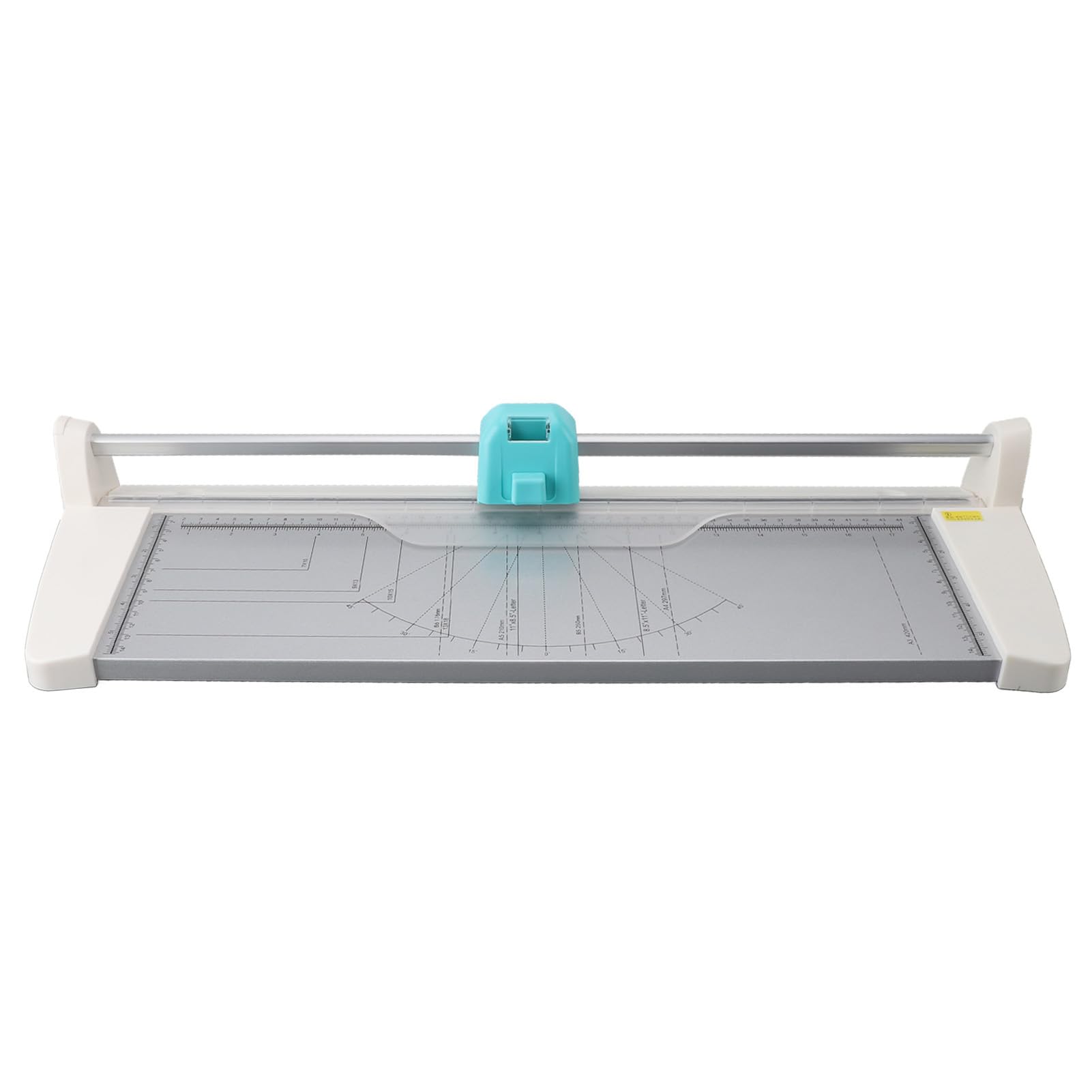 Yosoo Health Gear Tagliacarte Portatile Taglierina per Carta in ABS e Metallo, Larghezza 450 Mm, 4 Lame, Strumento per Tagliare la Carta, per Scrapbooking, Foto, Cartoline, Scuola, Casa, Ufficio