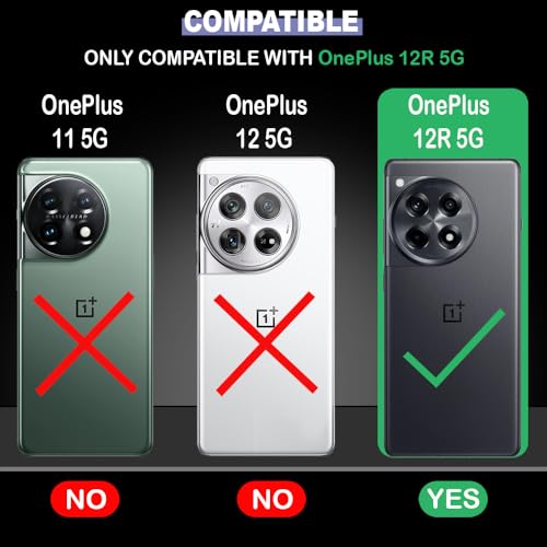 Image of Flip Cover Back Case for OnePlus 12R 5G | Premium Leather Finish | Inbuilt Pockets & Stand | Flip Cover Back Case for OnePlus 12R 5G (Green)