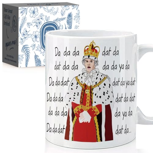 Hamilton - Taza musical de Hamilton King George Chorus, regalo de cumpleaños para jugadores musicales, estudiantes, amantes de la música, mujeres, hombres, adolescentes, hija, hijo, 37