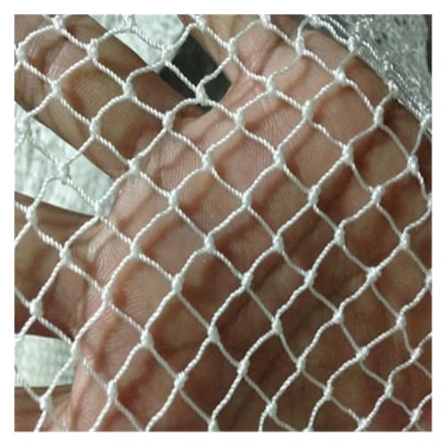 Weißes Nylongeflecht Vogelnetz – 2 m x 2 m Gartensicherheitsnetz Hochzeit & Heimdekoration Anti-Katzen-Balkonschutz Langlebiges Outdoor-Schutznetz für Pflanzen und Haustiere
