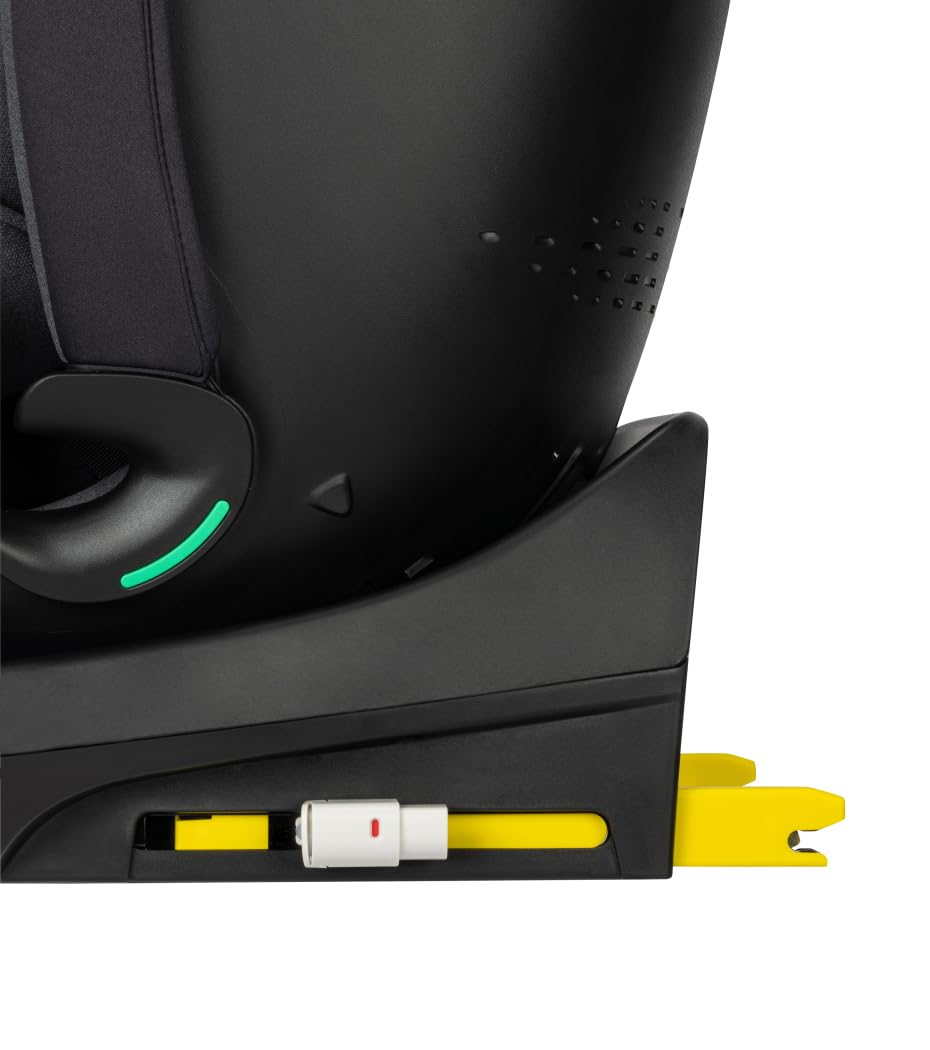 Bebeconfort EvoluFix Plus 360 i-Size, seggiolino auto girevole a 360°, 0-12 anni, 40-150 cm, ISOFIX, gamba di supporto, 8 posizioni di reclinazione, 12 posizioni del poggiatesta, Tinted Black