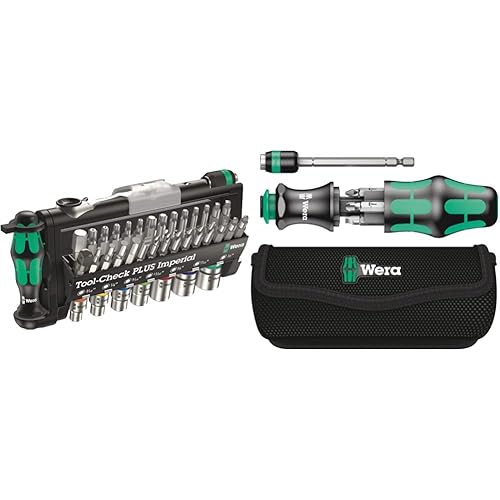 Wera Tool-Check Plus Imperial 39 Pieces and Wera Kraftform Kompakt 25 Pouch Set
