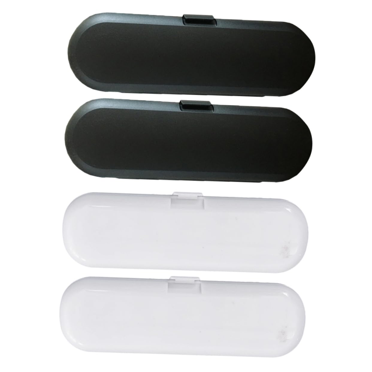 Holibanna 4pcs Toothbrush Travel Case Compact Outdoor Storage Box for Electric Toothbrushes Brush Heads Portable and Space Saving Design for Travel Convenience