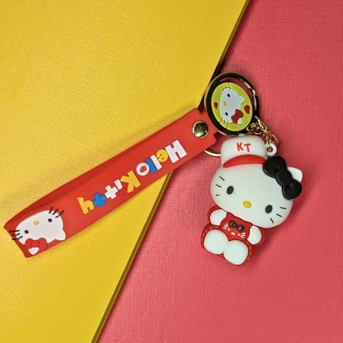 Image of OTTAVO Cute Cartoon 3D Silicone High -Quality PVC Material Keychain, Suitable for Boys and Girls - Pack of 1.