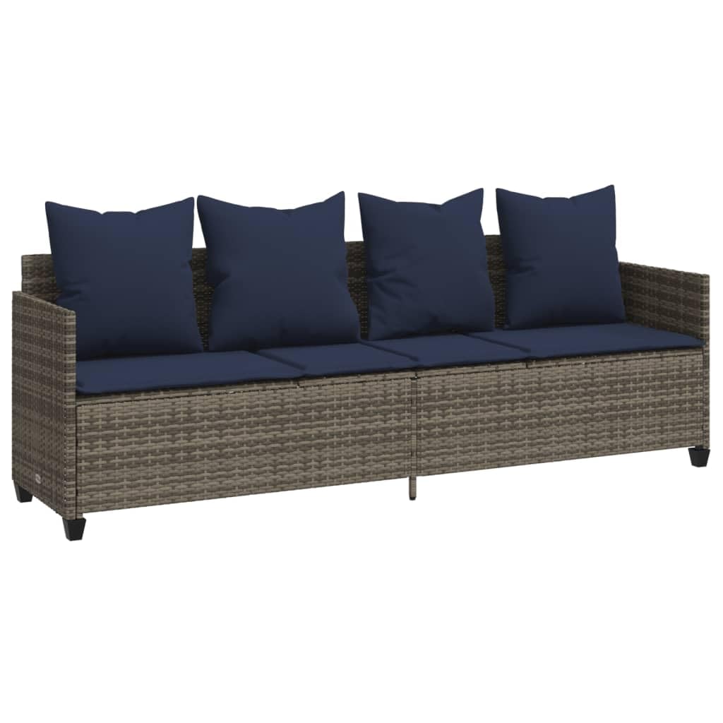 Chaise longue de jardin anti-UV en rotin synthétique gris pour remplacer vos vieux transats