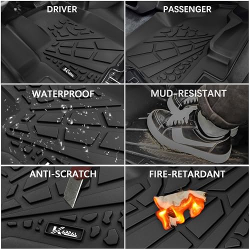 Image of KARPAL Floor Mats for 2022-2026 Ford Transit /E-Transit with Vinyl Flooring