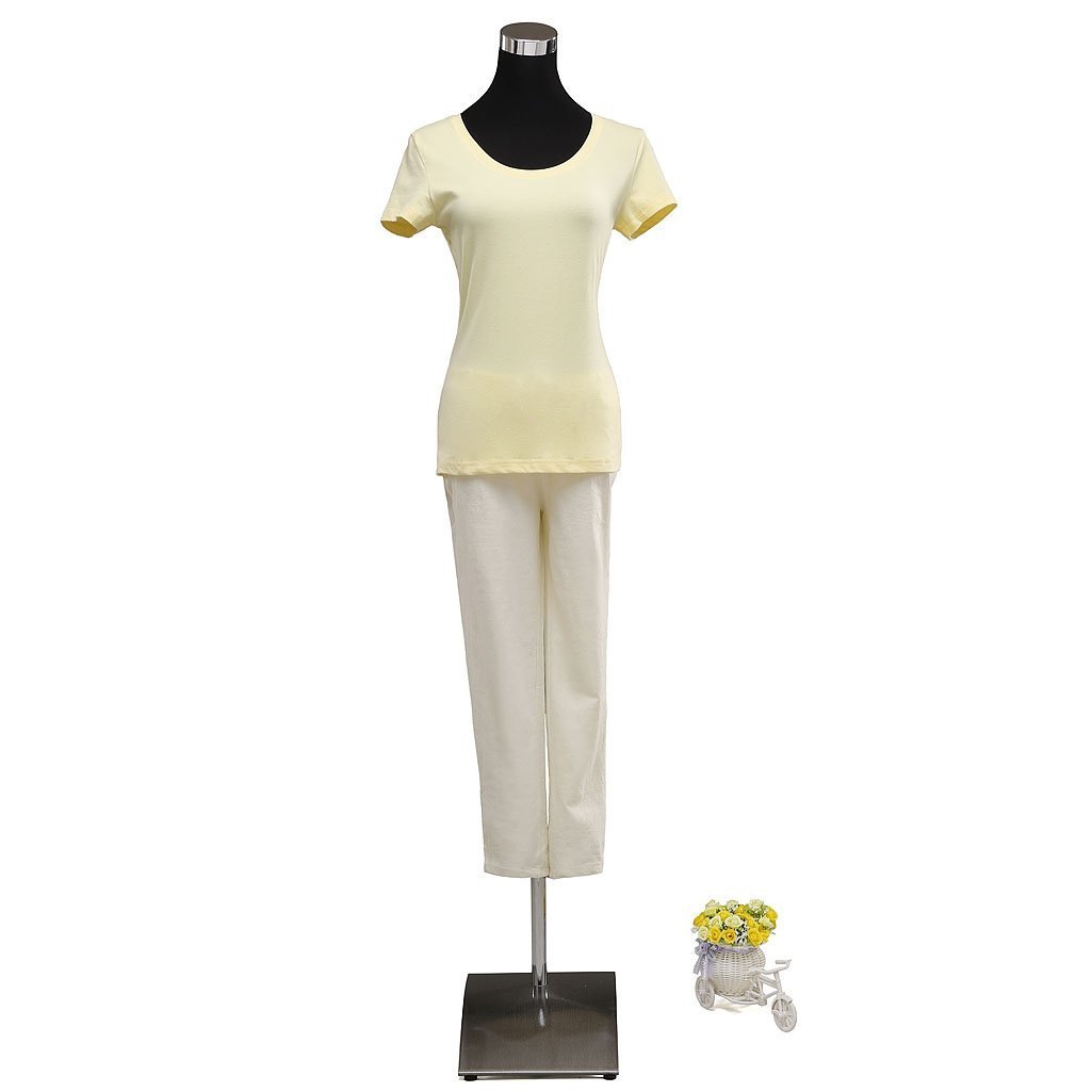 Loywe Mannequin de couture Buste de femme réglable en Hauteur Taille 32-36 Noir LW6036S