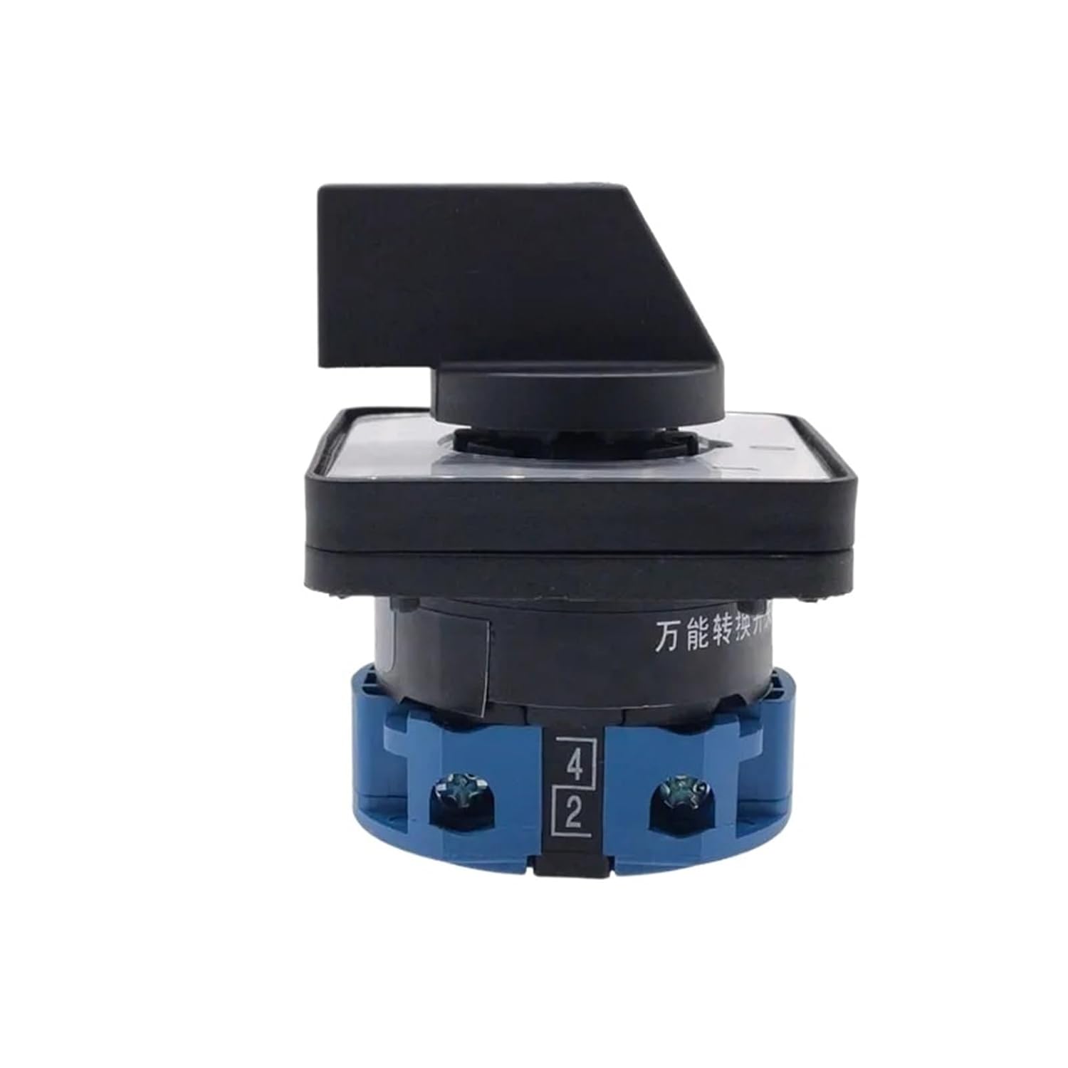 LW28-20A Electric 2Position 4 Terminals Rotary Cam Changeover 550V 20A(Black)