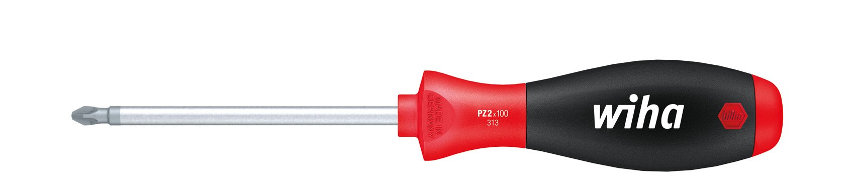 Wiha PZ2 x 100mm Soft Finish Screwdriver