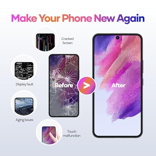 LCD Screen Replacement for Samsung Galaxy S22 (SM-S901U, S901U1, S901B, S901B/DS, S901W, S901N, S9010, S901E, S901E/DS) Touch Screen Display digitizer Assembly W/Repair Kits by Ace Tech Cellular - Used condition - Image 4