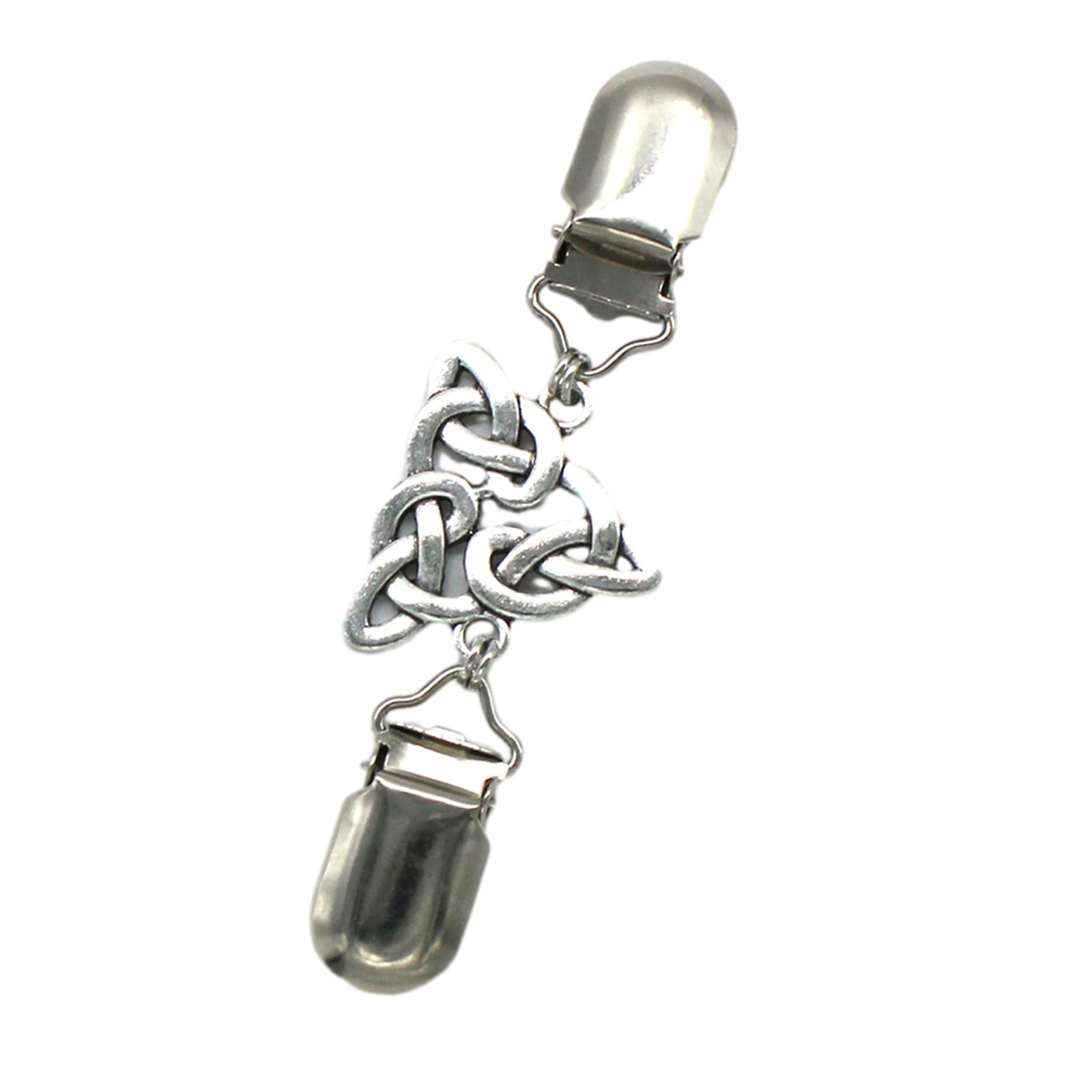 Maxtonser Vintage Sweater Shawl Clips Clasp Fasteners Elaborate Knots for Women Girls Brooch Collar Clips Elaborate Knots Clasp