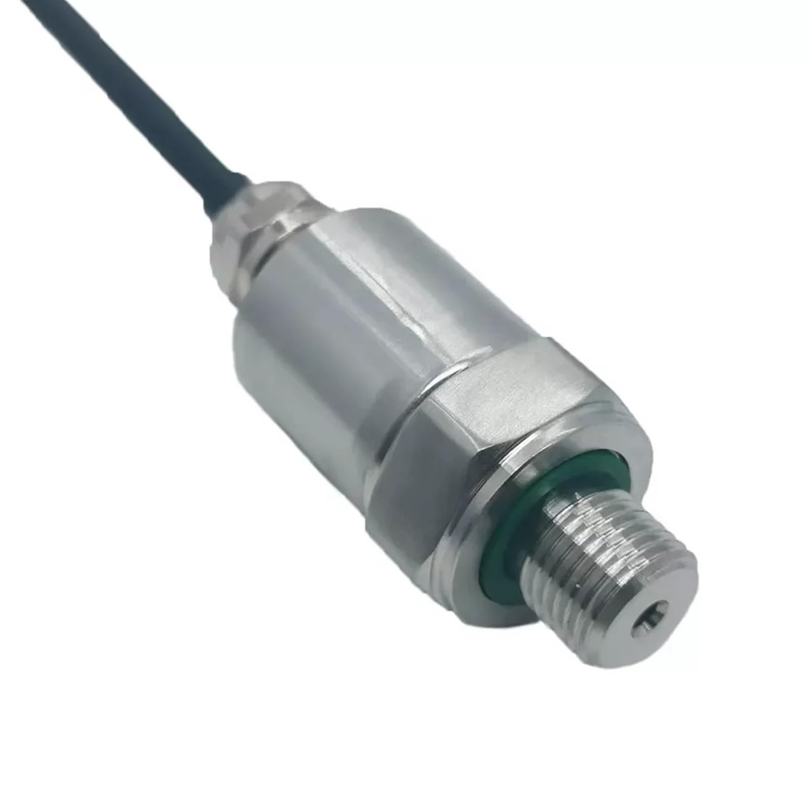FCARUMIQP Pressure transducer SS316L Transmitter for Corrosive Liquid Gas 0-600 Bar 4-20mA 0-10V Analog Signal G1/4 Transducer(4-20mA,0-1.2Mpa)