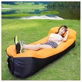 Divano letto gonfiabile ad aria - Design ultra portatile, impermeabile e a prova di perdite per campeggio, spiaggia, viaggi, picnic, festival - Divano compatto per esterni e interni a gonfiaggio rapid