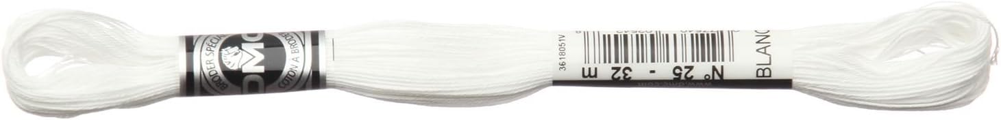 DMC Broder Special Cotton Art 107-WHITE