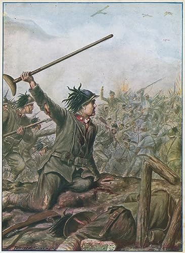 ARTTLBBS Famous Painting Picture Artwork Poster Painting the Heroic Death of Enrico Toti by Tancredi Scarpelli Portrait Artwork for Home Decor 60x90cm