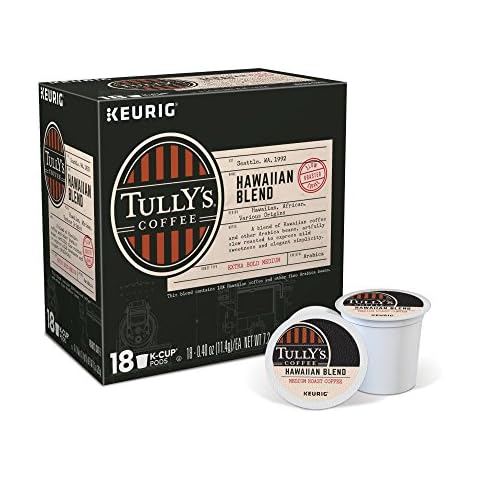 Tully's Coffee Hawaiian Blend Keurig Single-Serve K-Cup Pods, Medium Roast Coffee (90) Cover