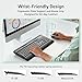 acer Wireless Keyboard and Mouse Combo, 2.4GHz USB Receiver, Ergonomic Keyboard Mouse Set, Wrist Rest, 7 Multimedia Hotkeys, Lag-Free Silent for PC, Laptop, Computer, Windows, QWERTY Layout - Black