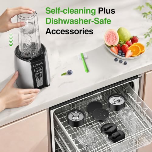 Image of KOIOS Smoothie Blender, 1000W, Blenders Smoothies and Shakes, Frozen Drinks