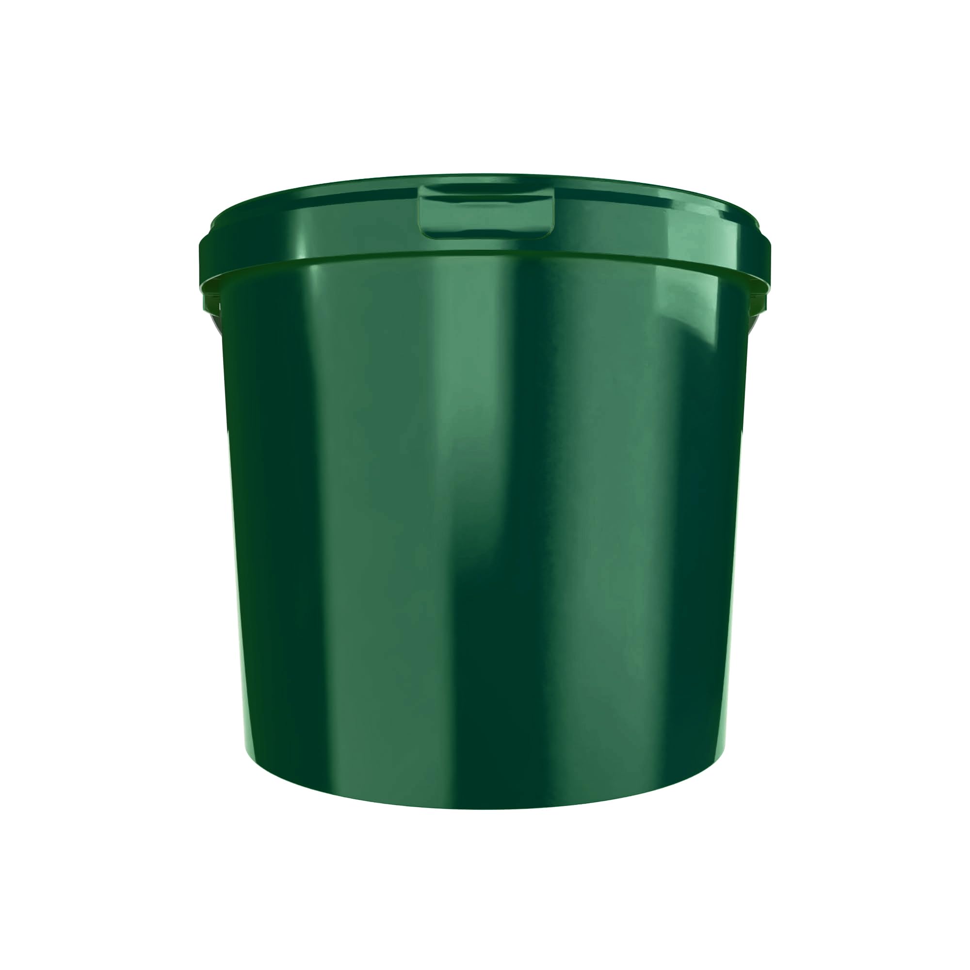 Seau En Plastique Alimentaire 16L Avec Couvercle - Vert - PP étanche à L'air - Fabriqué En Allemagne - Neuf