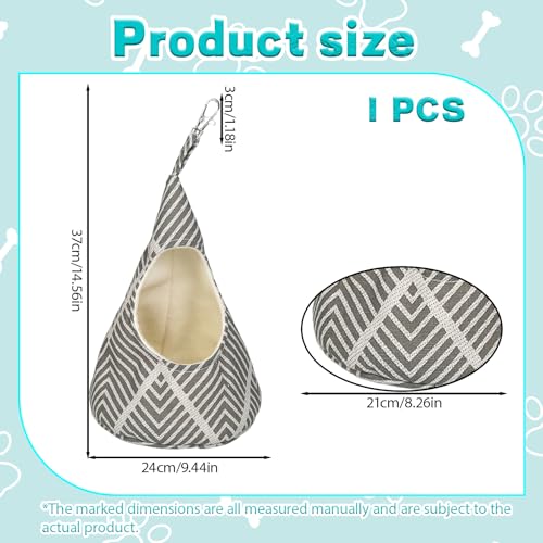 QhgPnt 1 Piece Hanging Basket, Peg Bags for Washing Line, Clothes Peg Storage, Peg Bags Sliding on Clothesline, Ideal for Home, Dorm, Camping Reusable Pegs for Washing Line with Bag - Image 2