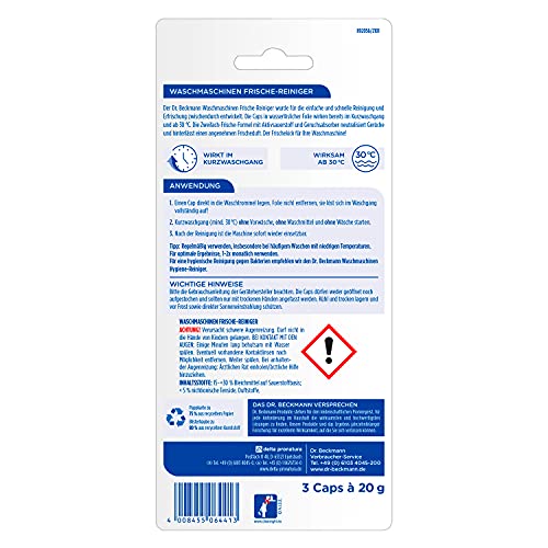 Waschmaschinenreiniger Dr. Beckmann für hygienische Reinigung