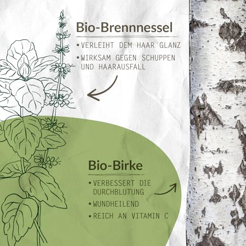 Brennnessel-Haarwasser von Logona Naturkosmetik für kräftiges Haar