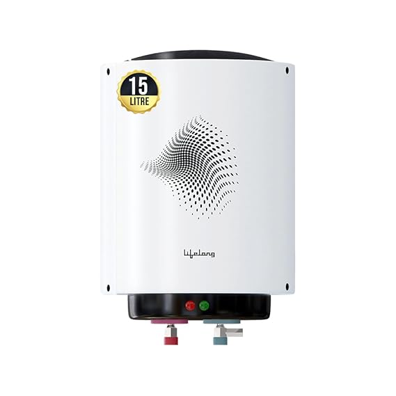 Buy Lifelong Water Heater for Home - Water Geyser 15 ltr with 3 Star BEE Rating - 2000W Electric ...