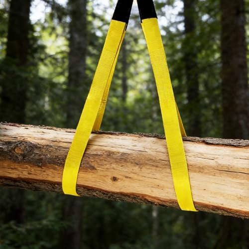 RUGOACE 6PK 1''x 8FT Lift Sling Web Strap with Wear Guard Ends, Heavy Duty Polyester, 4000 lbs Breaking Strength, for Lifting Furniture, Appliances, Machinery, Tree Saver, and More by RUGOACE - Image 6