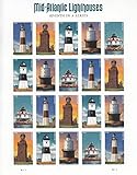 USPS Mid Atlantic Lighthouses Sheet of 20 Forever Postage Stamps American Lighthouses Scott 5621-25