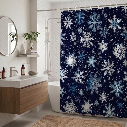 Rideau de douche 180x200 tissu polyester rideaux baignoire ZO-848