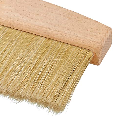 Kitchen Craft Table top Dustpan & Brush 16x11x4cm-Wood, Brown - Thumbnail 4
