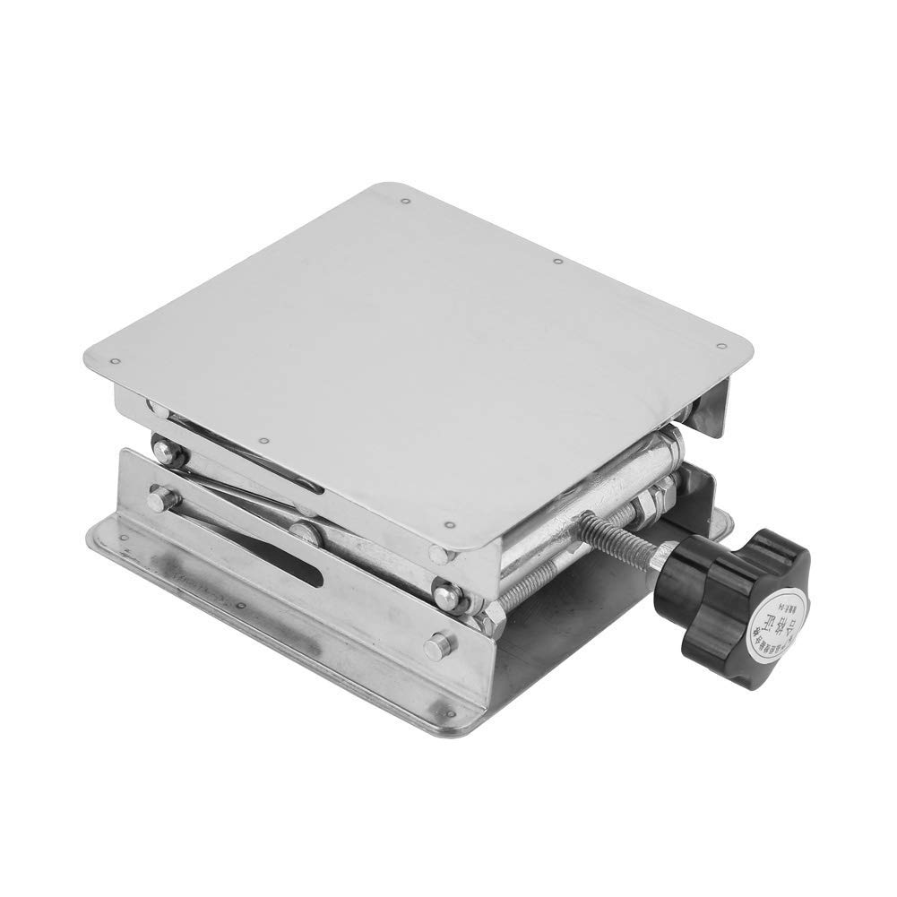 Plataforma Elevadora de Tijera, Soporte de Acero Inoxidable Anticorrosión para Experimentos de Física