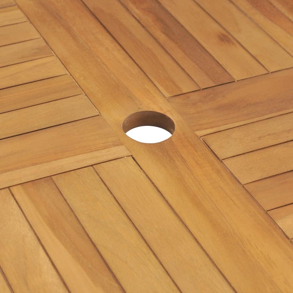 Folding Patio Table,Outdoor Dining Table,Coffee Side Table,Bistro Table,Balcony Table,Outdoor Patio Furniture, for Beach,Picnic,Backyard,Barbecue,Party, 33.5"x33.5"x29.9" Solid Teak Wood