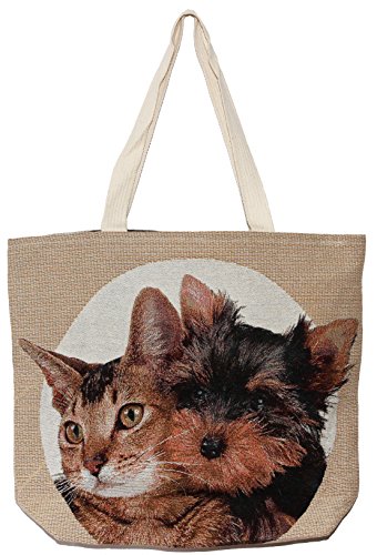 Image of Cat Bohemian Hippie Bag Top Handle Shoulder Tote Handbag Big Siz