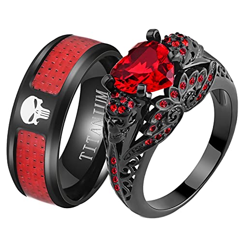 Ringskull Skull Rings His And Hers Set