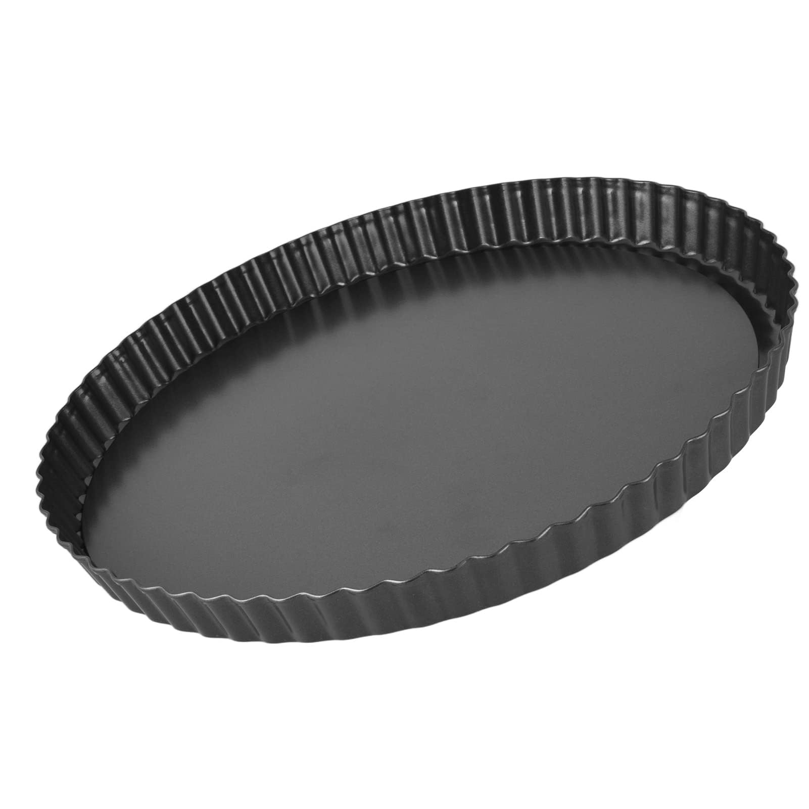 Moule à quiche antiadhésif grand format 33 cm avec fond amovible pratique