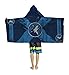 Northwest Minnesota Timberwolves NBA Cross Out Youth Hooded Micro Fiber Towel 22 x 51 Inches