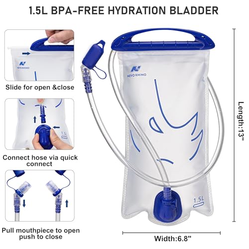 N NEVO RHINO Running Hydration Vest for Women with 1.5L Water Bladder Vest - image 6