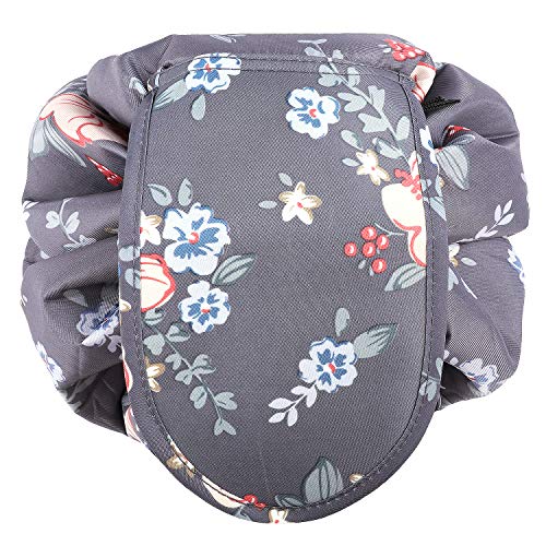 BeeViuc Bolsa de Cosméticos Maquillaje, para Señoras Perezosas, Viaje Bolsas de Aseo con el Lazo de la Bolsa Bolsa de Organizador Almacenamiento de Maquillaje del Bolso para Viaje Diario - AC