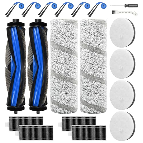 20 Accessoires Pour ECOVACS X11 OMNICYCLONE Aspirateur Robot laveur, 6 Brosses latérales, 4 Filtres, 4 Coton filtrant, 2 Rouleaux de nettoyage, 2 Brosse principale, 1Brosse de nettoyage 20 Accessoires Pour ECOVACS X11 OMNICYCLONE Aspirateur Robot laveur, 6 Brosses latérales, 4 Filtres, 4 Coton filtrant, 2 Rouleaux de nettoyage, 2 Brosse principale, 1Brosse de nettoyage