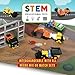 Popular Playthings Magnetic Vehicles for Toddlers 1-3, Mini Mix or Match Car Toys, Set of 7 Gift for Kids - Construction Trucks