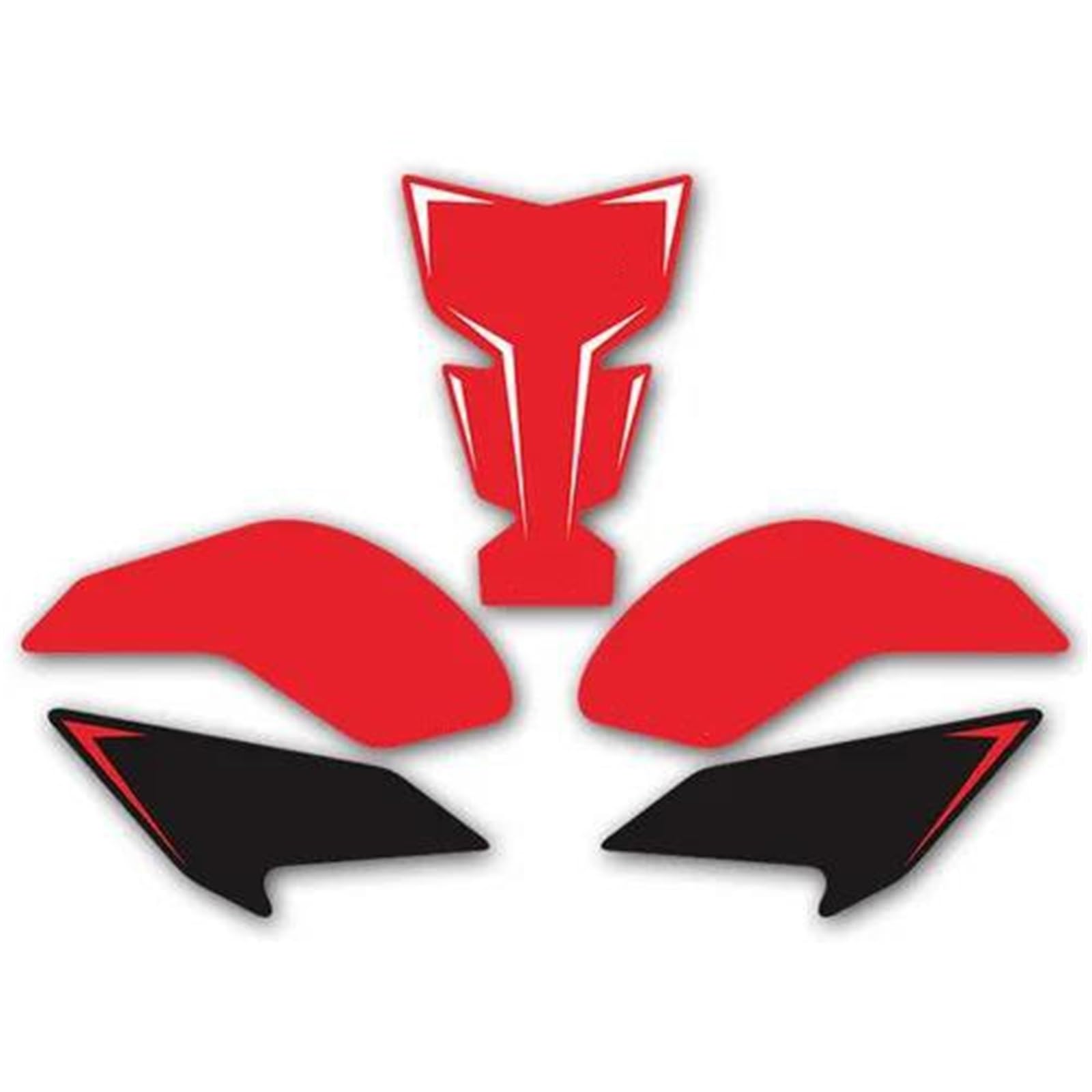 Jtwmty Color13 Motorcycle Anti Slip Tank Pad Gas Knee Grip Traction Side Stickers For Cbr500r Cbr 500R 400R Cbr400r 2019-2024 Bike Tank Film(Color13)